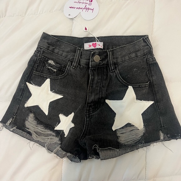 Star denim shorts - Picture 3 of 6